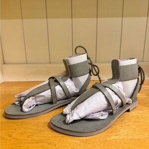 NEW Free People Stylish Gray Women's Sandals
